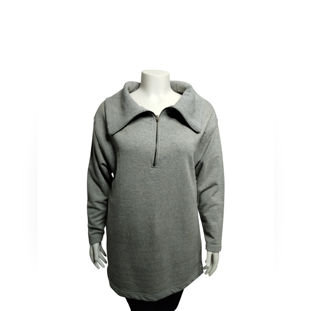DKNY Jeans Oversized Women's S Cotton Sweatshirt Comfy Warm Lagenlook Athleisure